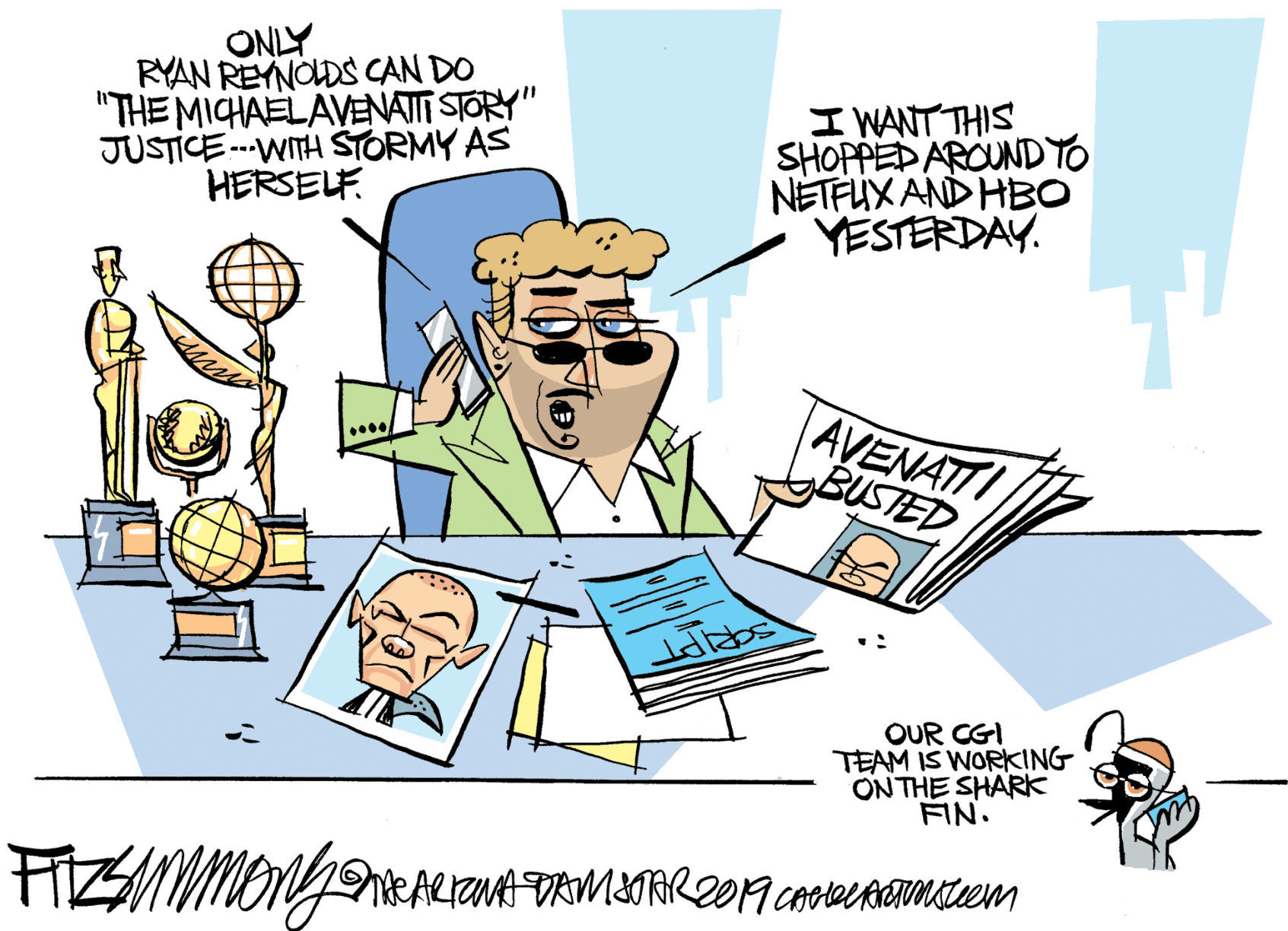Daily Fitz Cartoon: Avenatti